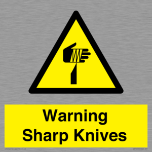 Warning Sharp Knives